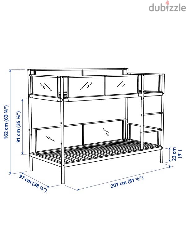 Ikea bunk bed for sale 0