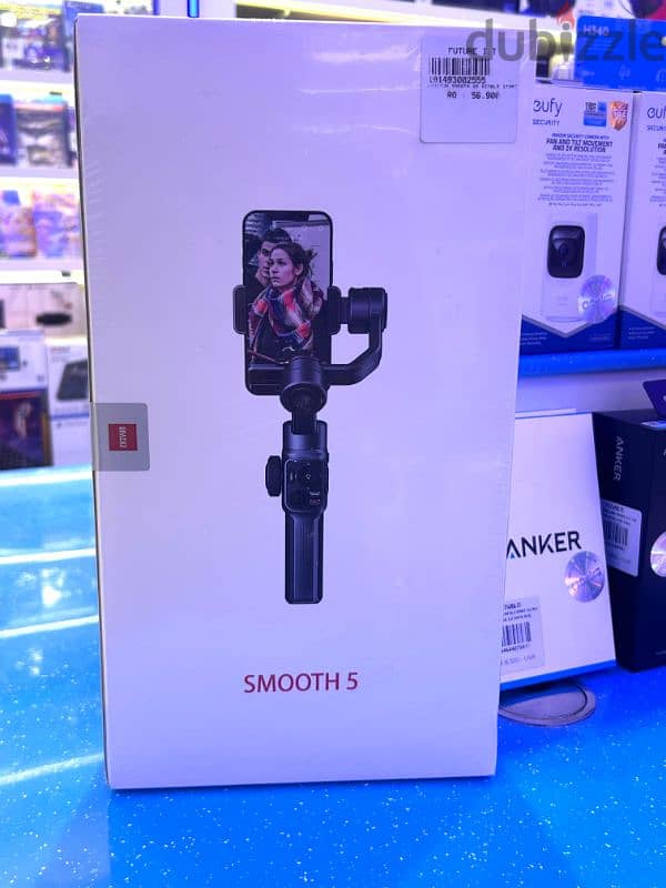 Zhiyun Smooth 5 Combo Phone Gimbal, 3-Axis Handheld Smartphone 3