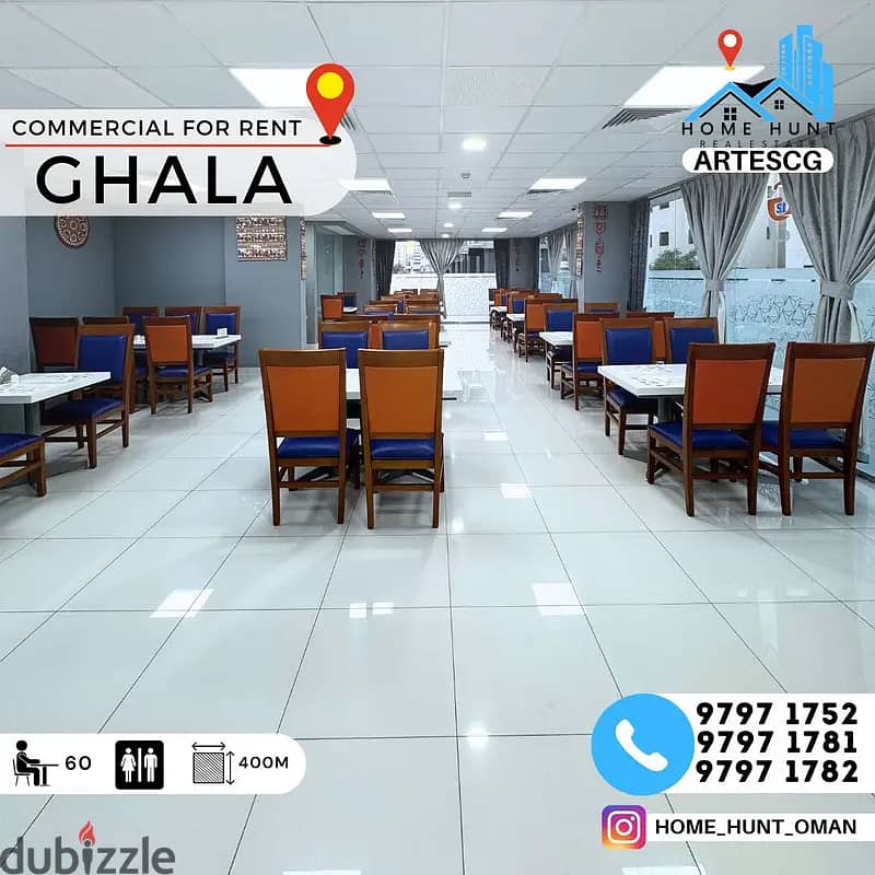 GHALA | FURNISHED 410 METER READY TO MOVE IN RESTAURANT 0