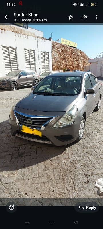 Nissan sunny 2016 model 1.5 engine 110 rante 5