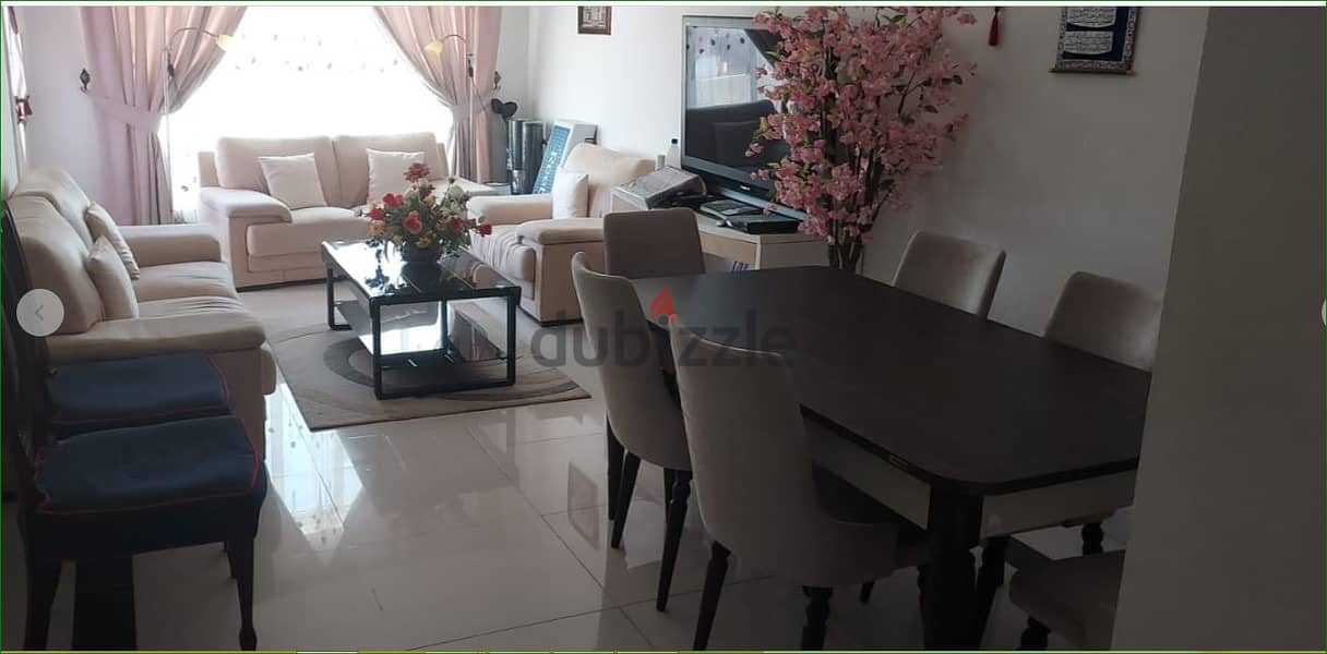 1 BHK Furnished Apt sea View & Mall same strreet Mawaleh 2