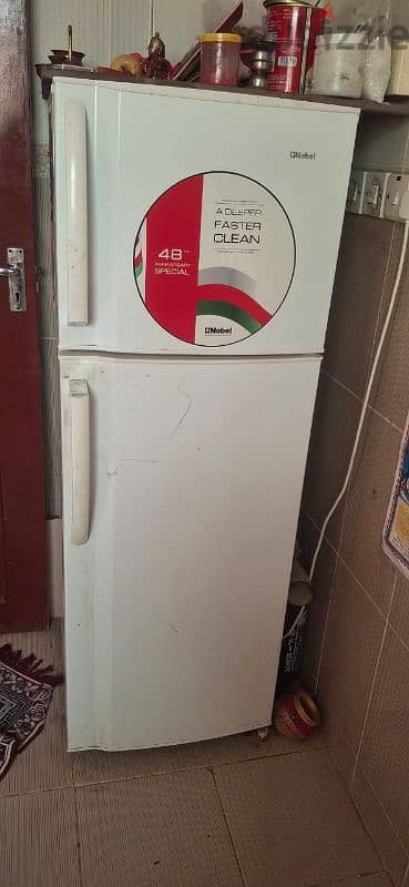 refrigerator nobel good condition double door 200 ltr