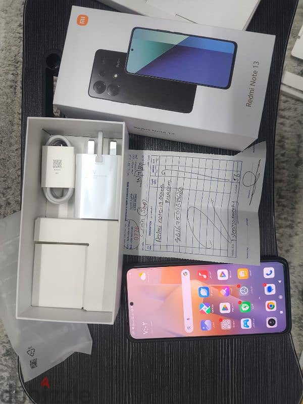 Redmi note 13 with box and warranty 3