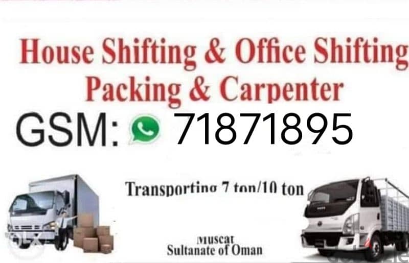 shifting services at suitable price 0