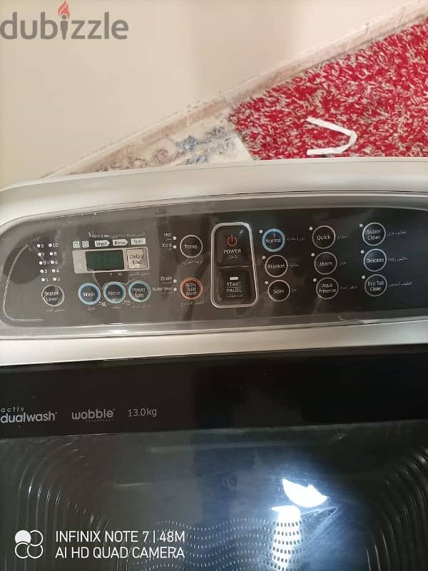 dual washing machine 9 manth used 1