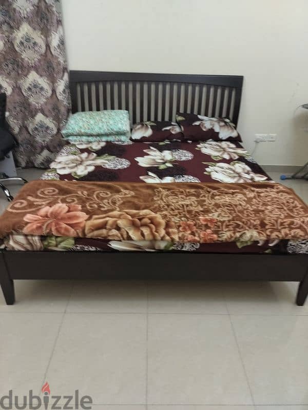 King size bed with RAHA MATRESS 0