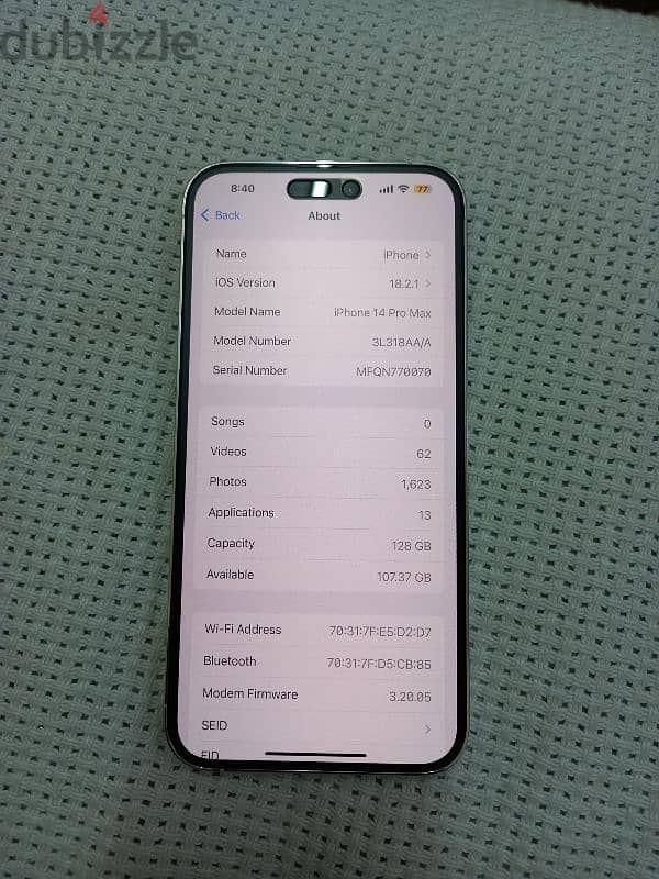 iPhone 14 pro max 128 GB good condition 2