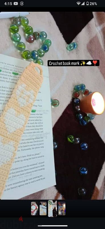 crochet bookmark 0