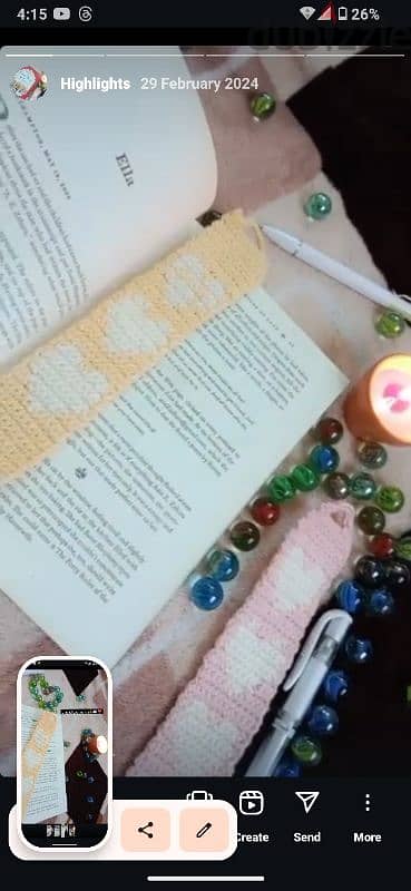 crochet bookmark 1