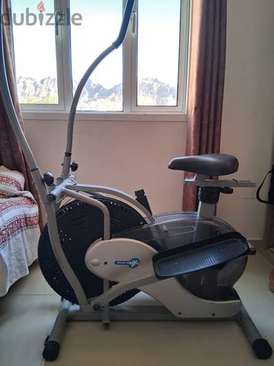 Elliptical cross trainer