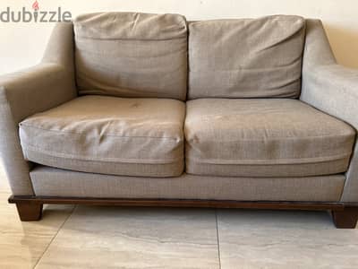 2 Seater strong wood sofa for OMR 10