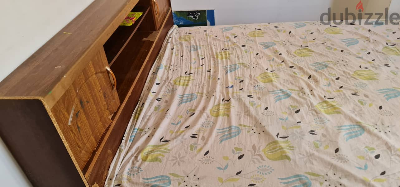 Used Bed with Hard Mattress for selling 1