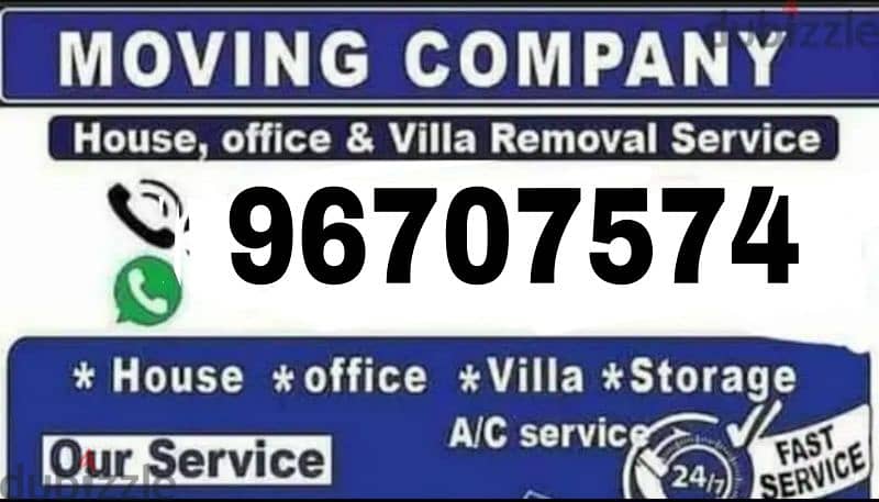 Muscat House , office ,store shifting, packing dismantling and fixing 0