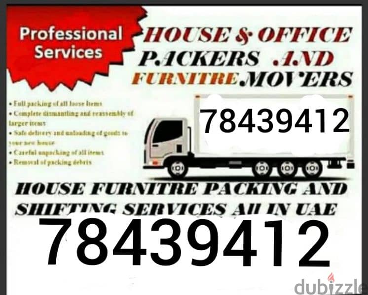 muscat furniture house shiftingg low price 0