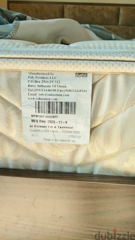 Mattress 20 cm foam condition like new 2