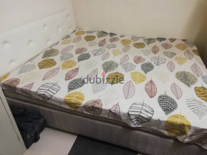 Double bed with mattress 1