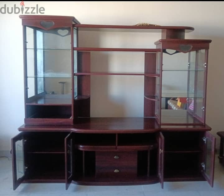 TV stand with spacious storage 1