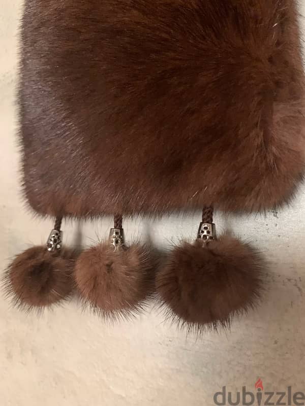 Mink fur scarf 2