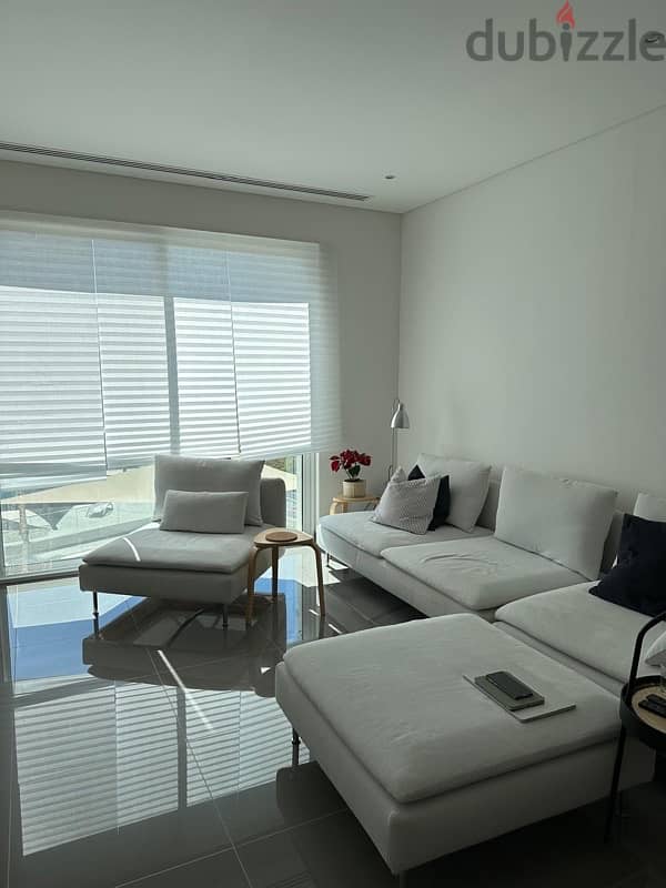 2BR Furnished Apartment at Almouj with Pool View 9