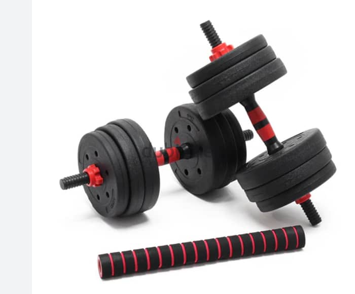 Must buy dumbbells can become barbell 2