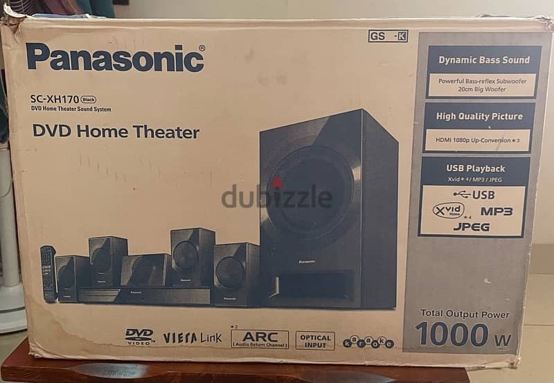 Panasonic DVD Home Theatre 1000 W 0