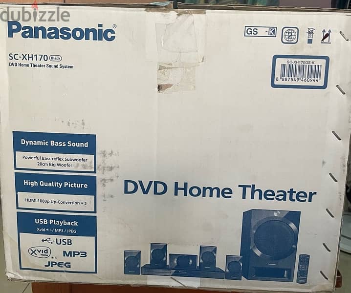 Panasonic DVD Home Theatre 1000 W 1