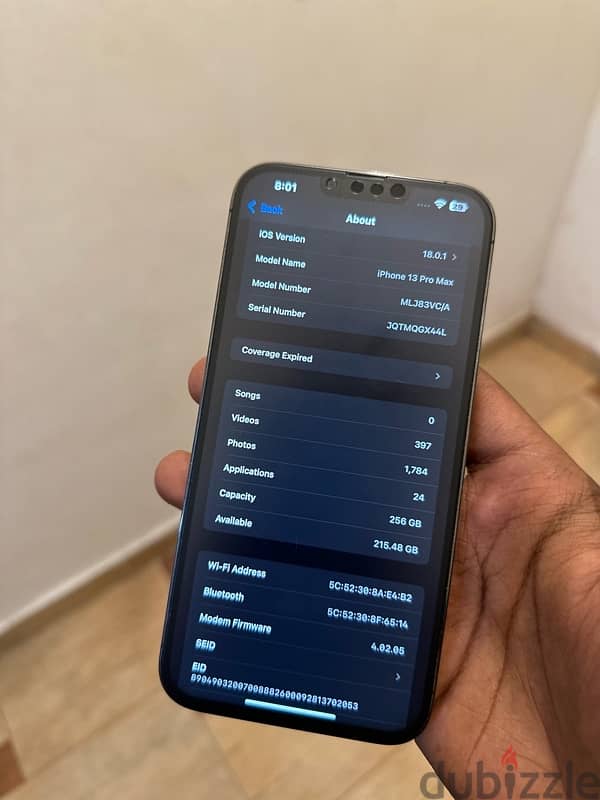ايفون 13 برو ماكس 256 جيجا للبيع 4