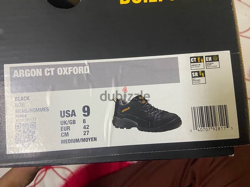 CAT Argon Ct Oxford Balck Shoe Brand New 4