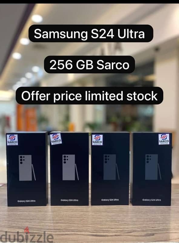 Sumsung S24 ultra 256 GB limited offer 0