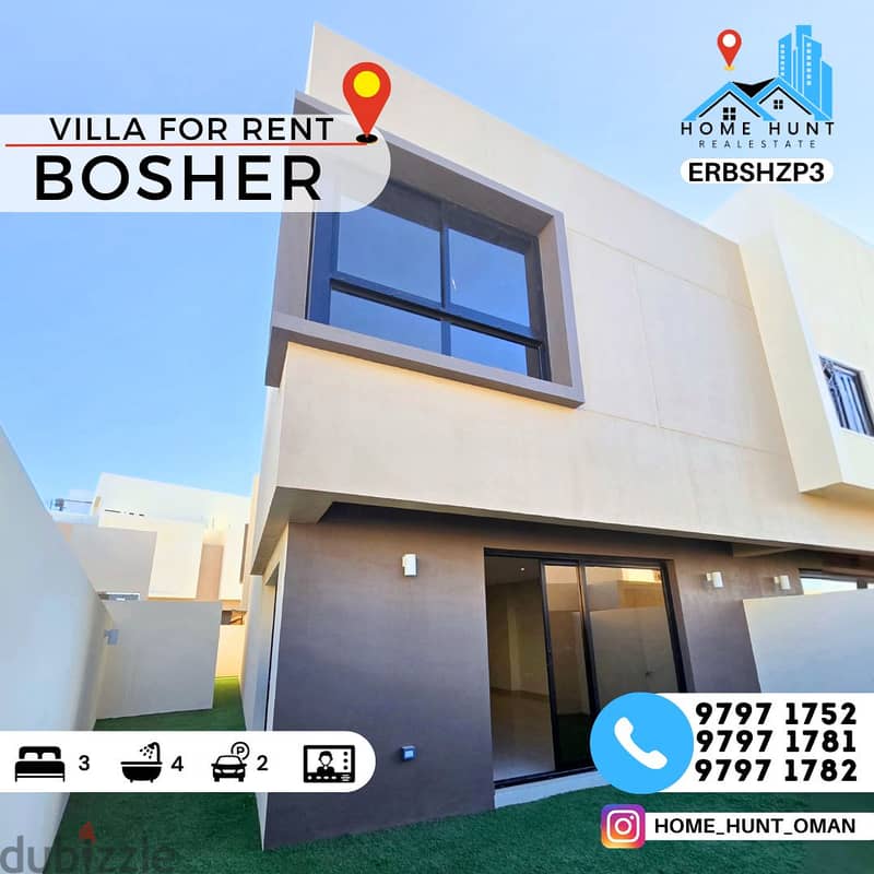 BOSHER AL MUNA | BRAND NEW 3 BHK TOWNHOUSES FOR RENT 0