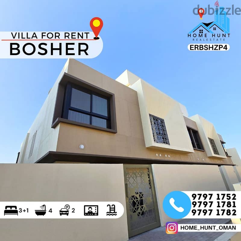 BOSHER AL MUNA | BRAND NEW MODERN 3+1BR TOWNHOUSES WITH PRIVATE POOL 0