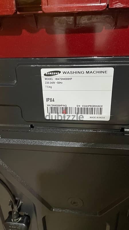 Washing Machine fully auto Samsung 7kg 3