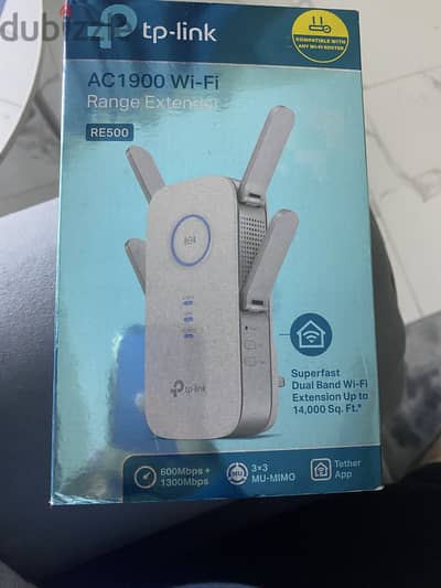 tp link ac1900 wi fi range extender re500