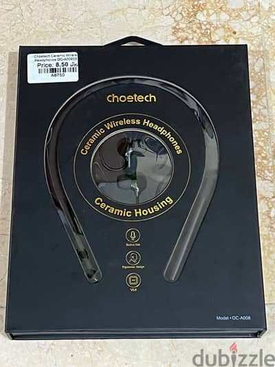 choetech ceramic wireless headphones-unused