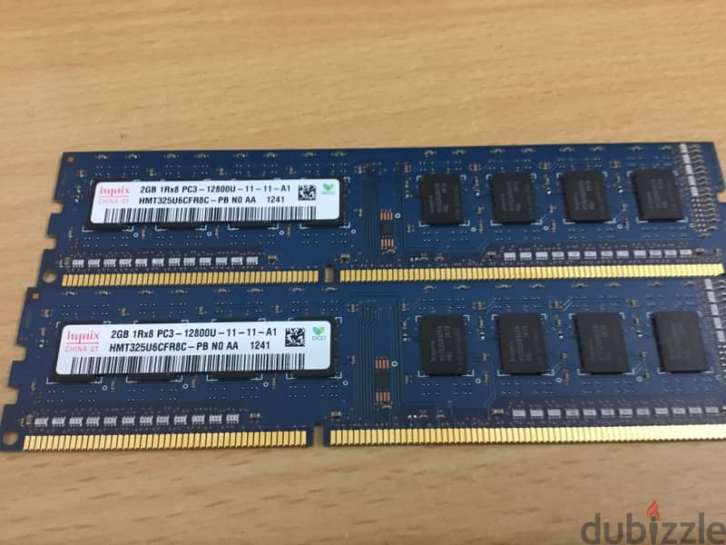 2x2gb ram, 4gb ram for sale 1