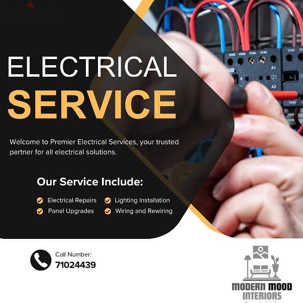 Professional Electrical Contracting Services – Repairs, Installations 0