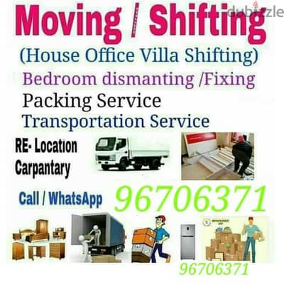 villa house shifting and office shefiting