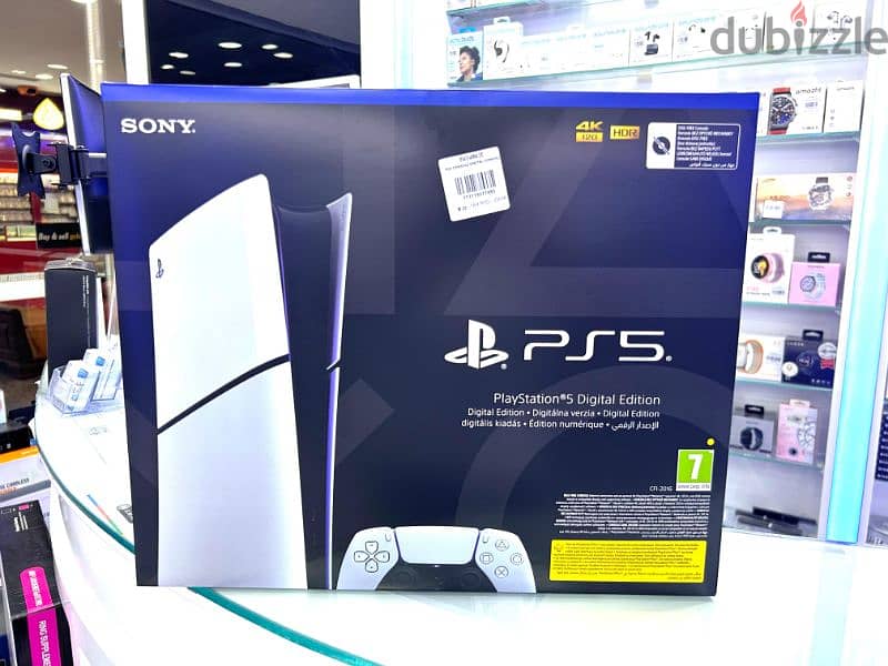 Sony Playstation PS5 slim Digital gaming console 1tb 0