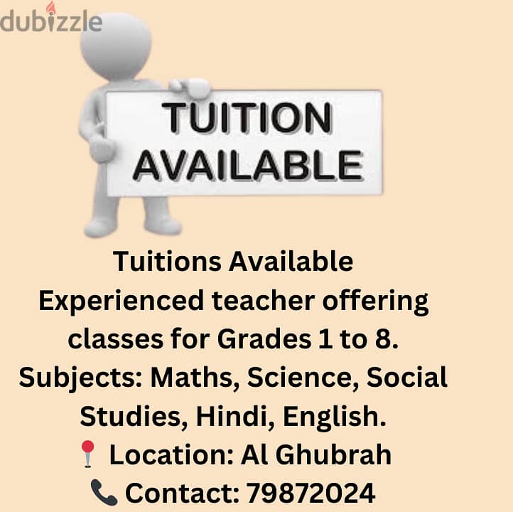 Tuitions Available 0