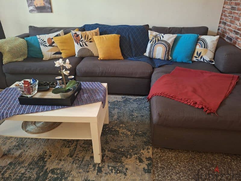 L shape sofa / couch for sale 3