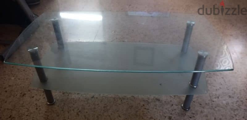 TV Stand, Glass Centre Table & Side Table For sale 4