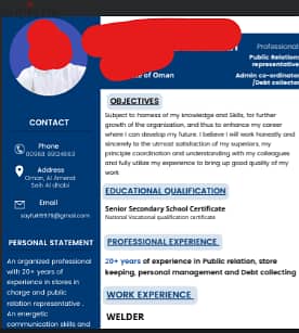 CV/RESUME MAKING 1