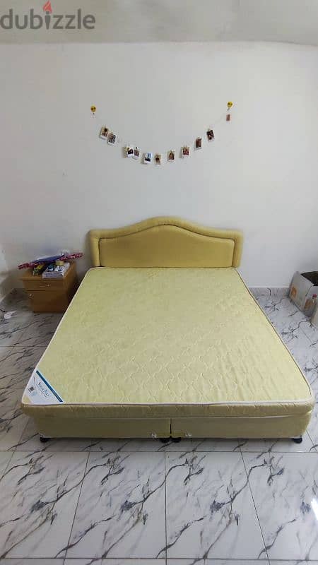 Bed and cupboard for urgent sale 1