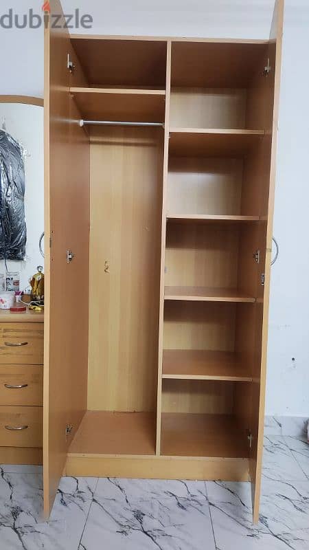 Bed and cupboard for urgent sale 2