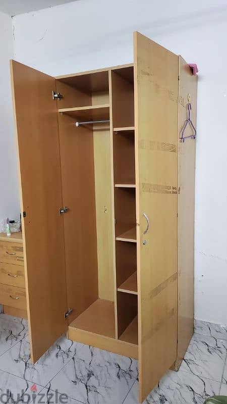 Bed and cupboard for urgent sale 3