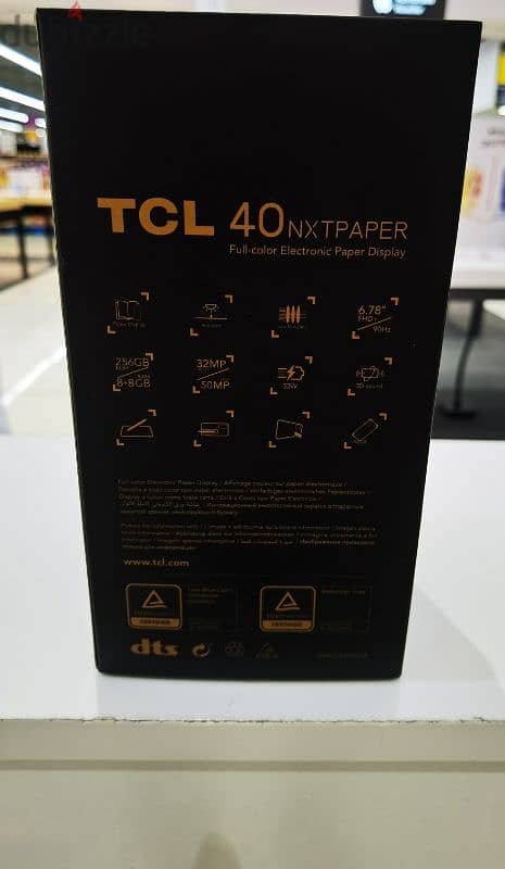 Brand new packed box TCL Mobile 40 Next Paper 3