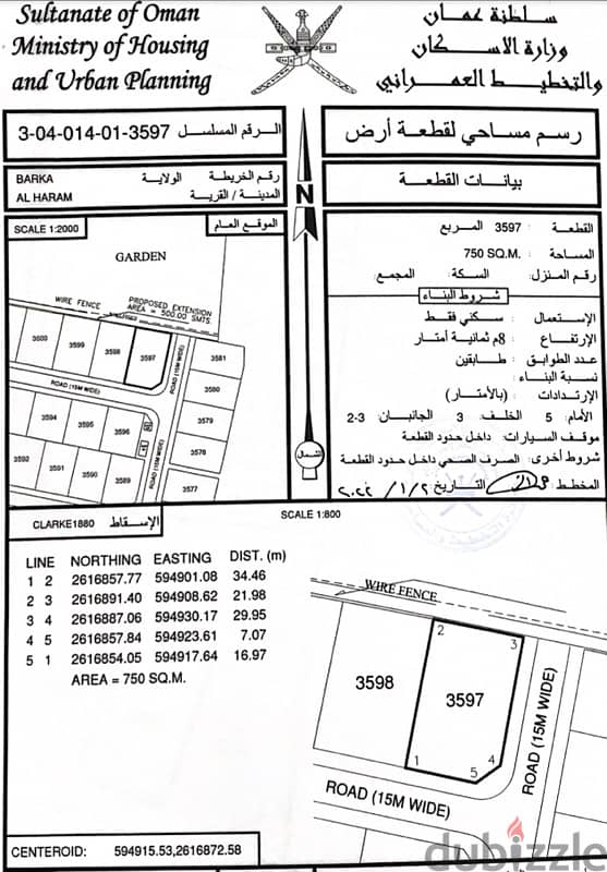 ارضين شبك بركاء الهرم شمال مباشر 0