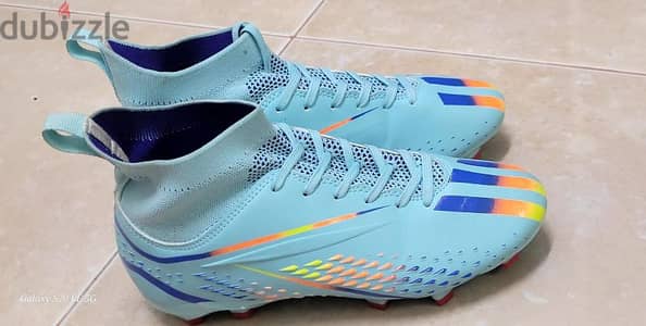 Adidas x Spedportal. 1 fg aqua blue Football Boots