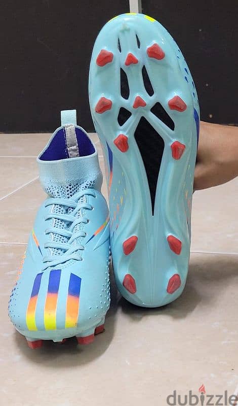 Adidas x Spedportal. 1 fg aqua blue Football Boots 3