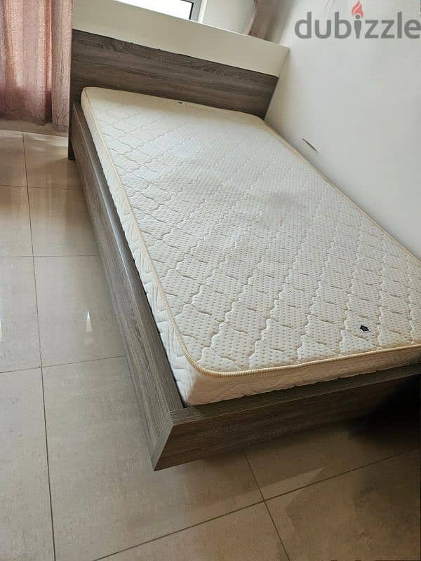 mattress 120×200×20 orthopaedic spring n foam 3